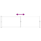 Retractable Side Awning 117 x 500 cm Polyester Rectangular