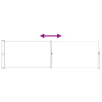Retractable Side Awning Rectangular 117 x 500 cm Polyester