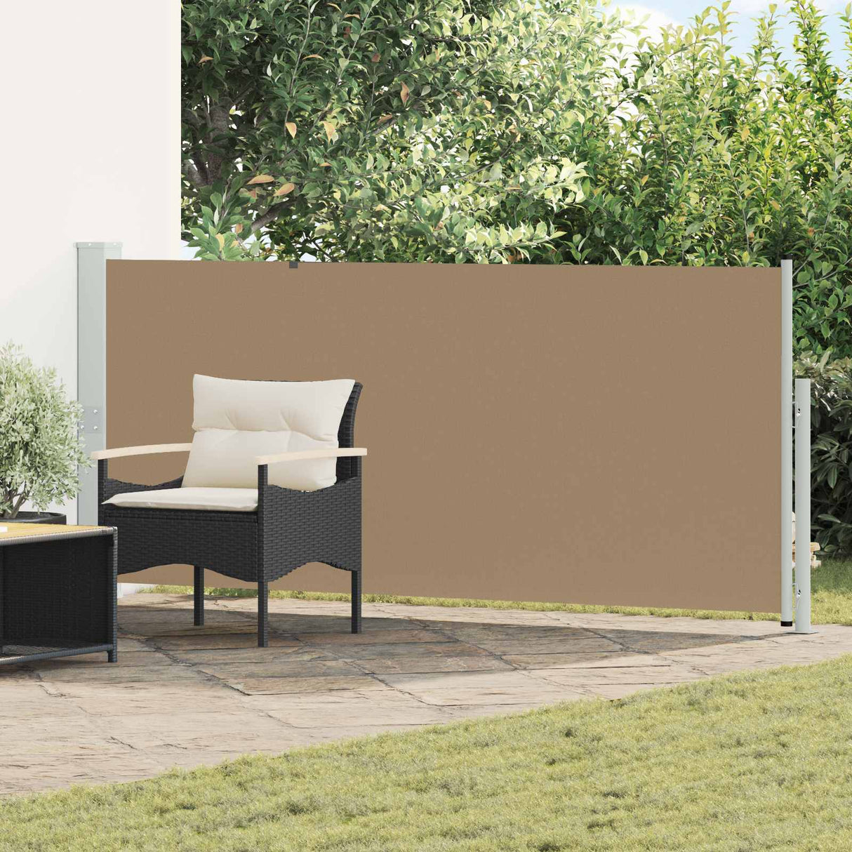 Retractable Side Awning 160 x 500 cm Polyester Rectangular