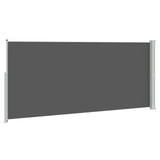 Retractable Side Awning 200 x 600 cm Polyester Rectangular - Top-Down View