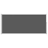 Retractable Side Awning 200 x 600 cm Polyester Rectangular - Front View