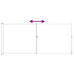 Retractable Side Awning Rectangular 200 x 600 cm Polyester