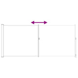 Retractable Side Awning 200 x 600 cm Polyester Rectangular - Rear View
