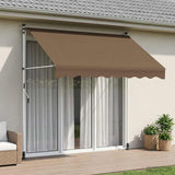 Manual Retractable Awning Taupe 250 cm
