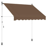 Manual Retractable Awning Taupe 250 cm - Front View