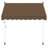 Manual Retractable Awning Taupe 250 cm