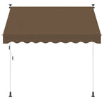Manual Retractable Awning Taupe 300 cm