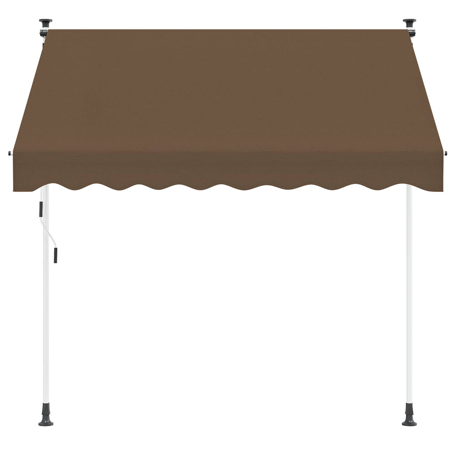 Manual Retractable Awning Taupe 300 cm