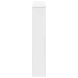 Fireplace Surround White 100 x 20 x 100 cm Engineered Wood