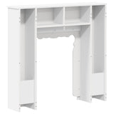Fireplace Surround White 93 x 20 x 89 cm Engineered Wood