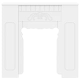Fireplace Surround White 93 x 20 x 89 cm Engineered Wood