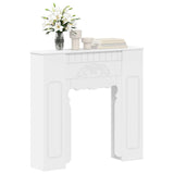 Fireplace Surround White 93 x 20 x 89 cm Engineered Wood - Side View