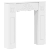 Fireplace Surround White 102 x 20 x 102 cm Engineered Wood - Front View