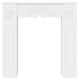 Fireplace Surround White 102 x 20 x 102 cm Engineered Wood