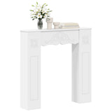 Fireplace Surround White 102 x 20 x 102 cm Engineered Wood - Side View