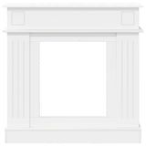 Fireplace Surround White 102 x 26 x 100 cm Engineered Wood