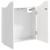 Dartboard Cabinet White 56 x 12 x 63 cm Engineered Wood