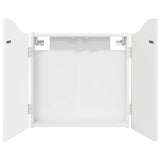 Dartboard Cabinet White 56 x 12 x 63 cm Engineered Wood