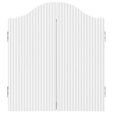 Dartboard Cabinet White 56 x 12 x 63 cm Engineered Wood - Top-Down View