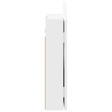 Dartboard Cabinet White 56 x 12 x 63 cm Engineered Wood - 45-Degree Angle