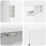 Dartboard Cabinet White 56 x 12 x 53.5 cm Engineered Wood