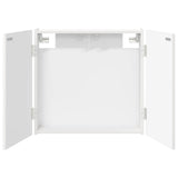 Dartboard Cabinet White 56 x 12 x 53.5 cm Engineered Wood