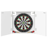 Dartboard Cabinet White 56 x 12 x 53.5 cm Engineered Wood - Front View
