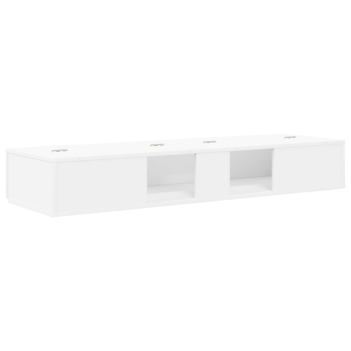 Studio Desk White 130 x 40 x 19.5 cm Engineered Wood