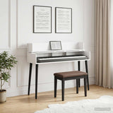 Studio Desk White 110 x 40 x 19.5 cm Engineered Wood