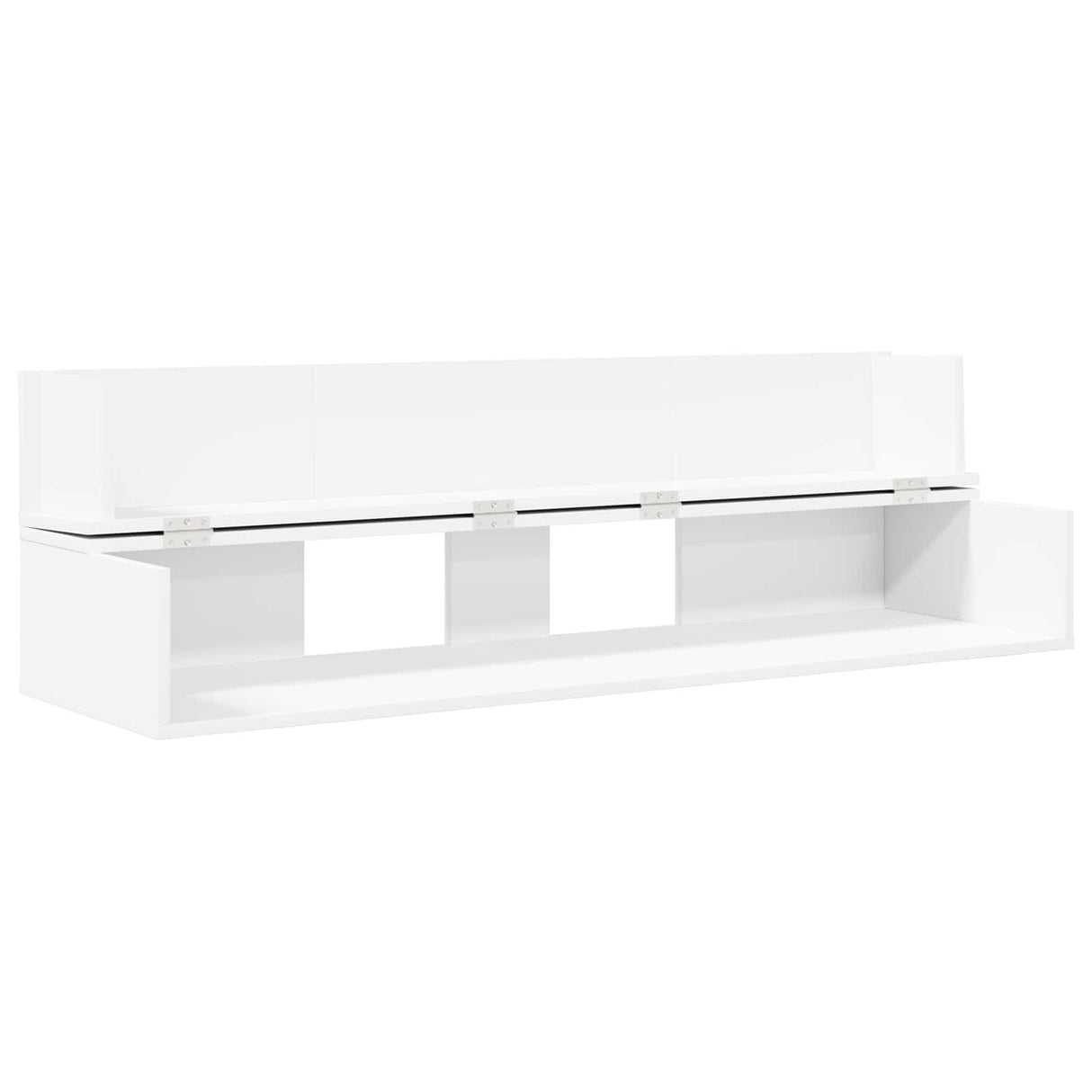 Studio Desk White 110 x 40 x 19.5 cm Engineered Wood