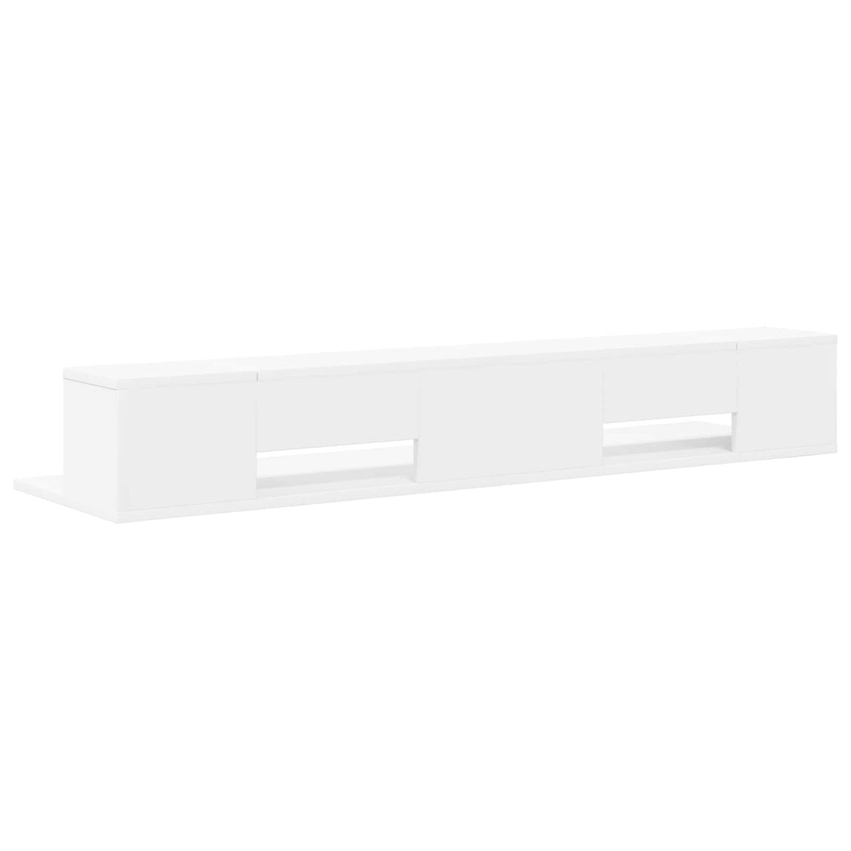Studio Desk White 130 x 36 x 19.5 cm Engineered Wood