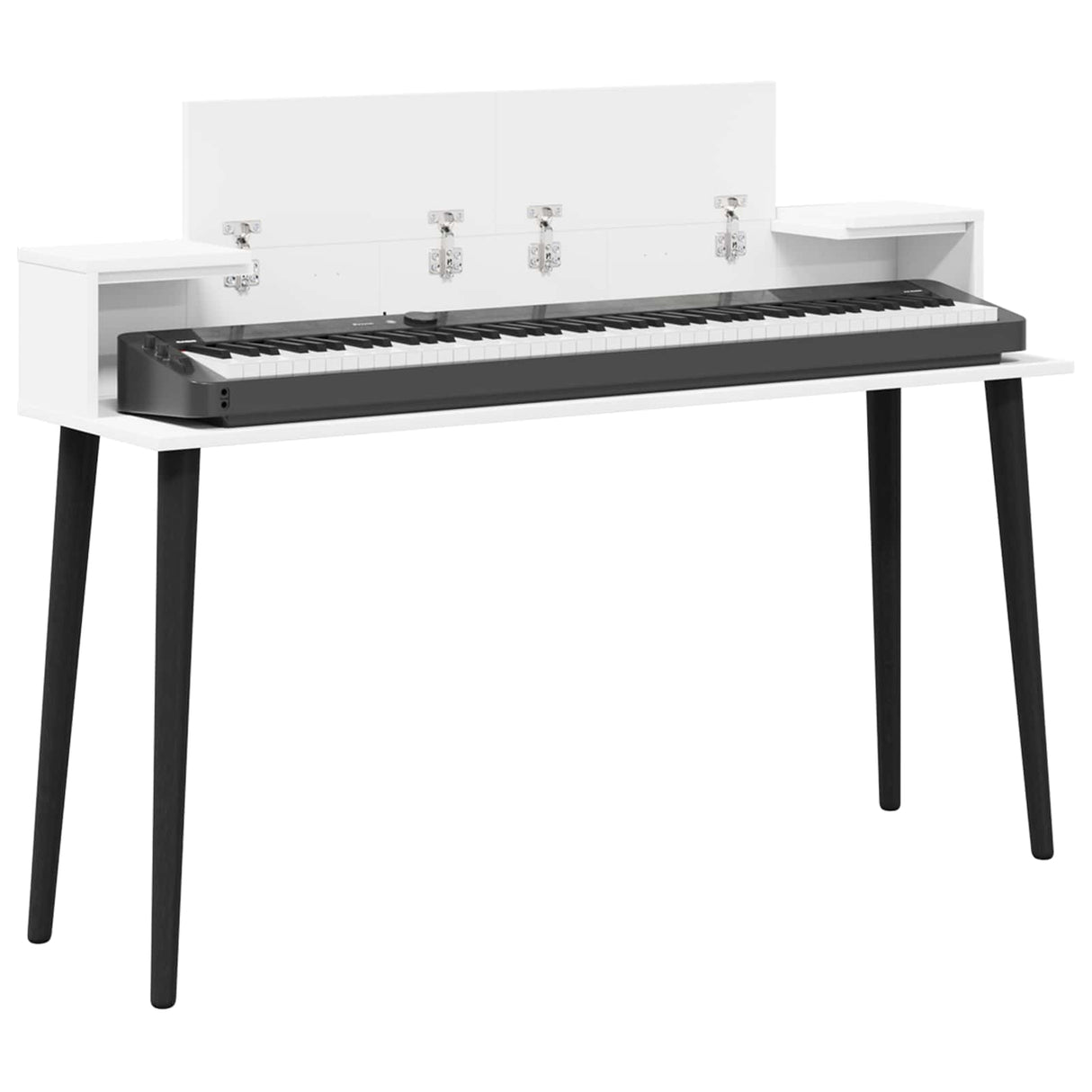 Studio Desk White 110 x 36 x 19.5 cm Engineered Wood
