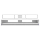 Studio Desk White 130 x 42.5 x 36 cm Engineered Wood