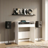DJ Table White 102 x 45 x 102 cm Engineered Wood