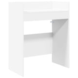 DJ Table White 102 x 45 x 102 cm Engineered Wood - Front View