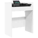 DJ Table White 82 x 45 x 102 cm Engineered Wood - Side View