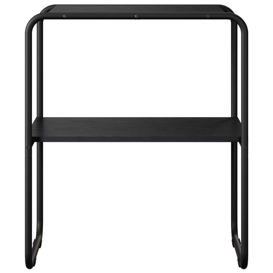 Console Table Black Oak 60 x 42.5 x 70 cm Engineered Wood