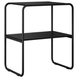 Console Table Black Oak 80 x 42.5 x 70 cm Engineered Wood