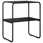 Console Table Black Oak 80 x 42.5 x 70 cm Engineered Wood