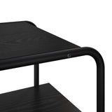 Console Table Black Oak 60 x 41 x 75 cm Engineered Wood
