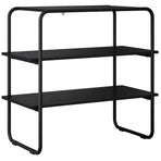 Console Table Black Oak 60 x 41 x 75 cm Engineered Wood