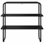 Console Table Black Oak 60 x 41 x 75 cm Engineered Wood
