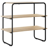 Console Table Sonoma Oak 80 x 41 x 75 cm Engineered Wood - Front View