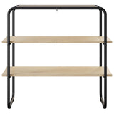 Console Table Sonoma Oak 80 x 41 x 75 cm Engineered Wood - Top-Down View