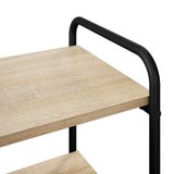 Console Table Sonoma Oak 80 x 35 x 75 cm Engineered Wood - Rear View