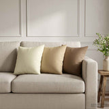 Cushion with Pillow HEERLEN 6 pcs Taupe Polyester