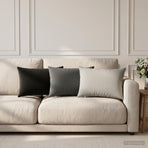 Throw Pillow 2 pcs HEERLEN Anthracite 30 x 50 cm Polyester