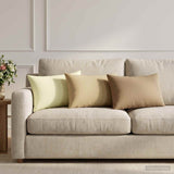 Cushion with Pillow HEERLEN 2 pcs Taupe Polyester