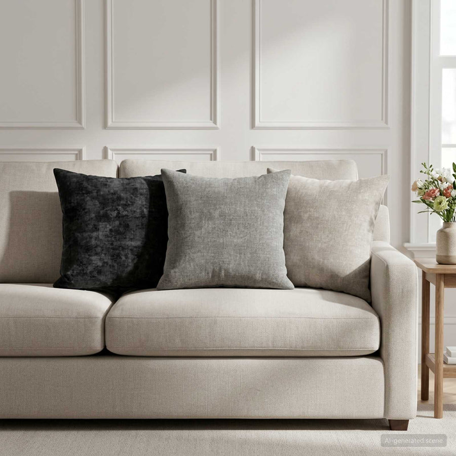 Throw Pillow 6 pcs HEERLEN Light Grey 40 x 40 cm