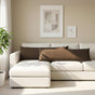 Throw Pillow HEERLEN Brown 40 x 145 cm Fabric